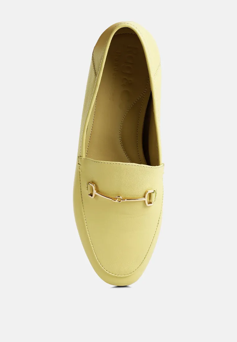 Dareth Horsebit Flat Heel Loafers By Ruw