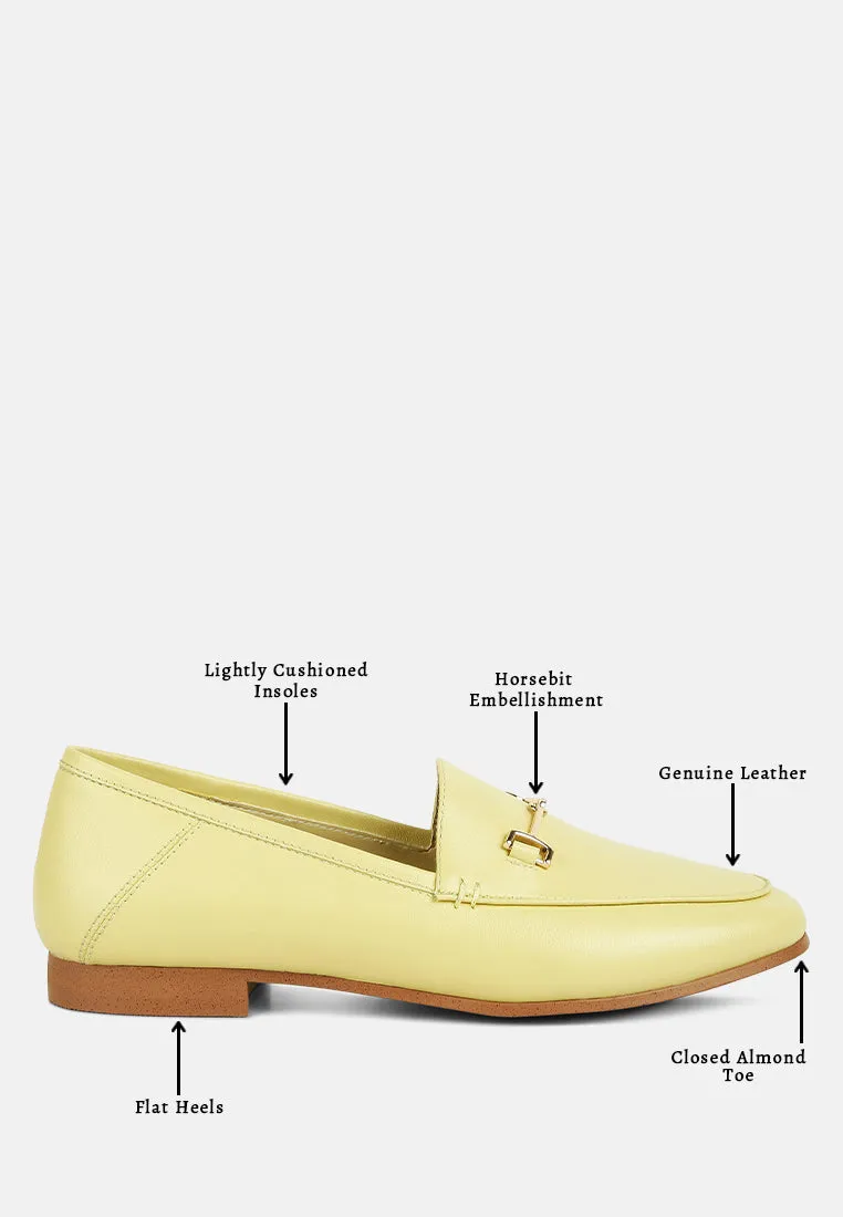 Dareth Horsebit Flat Heel Loafers By Ruw