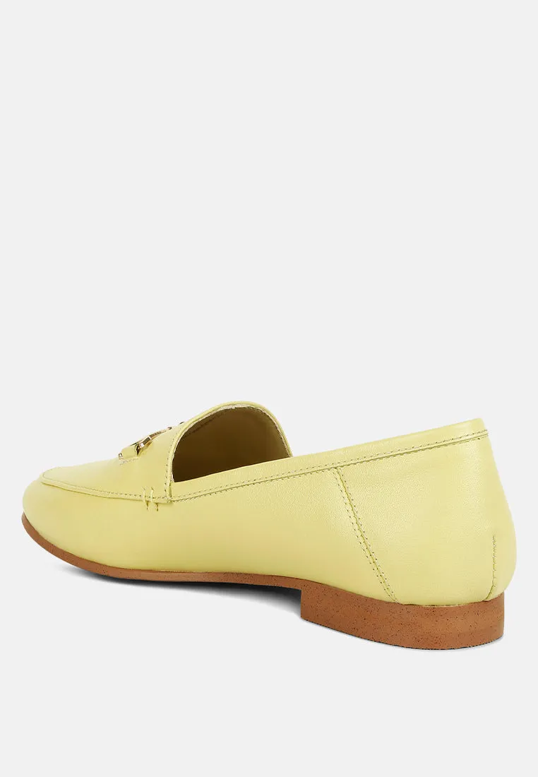 Dareth Horsebit Flat Heel Loafers By Ruw