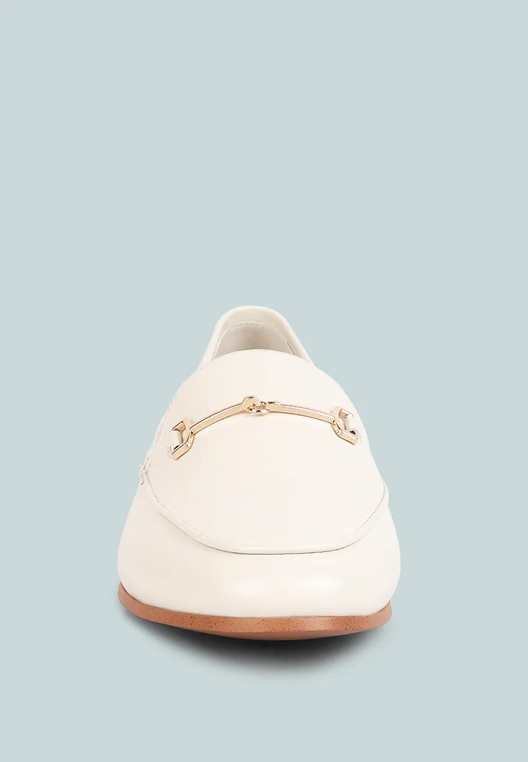 Dareth Horsebit Flat Heel Loafers By Ruw