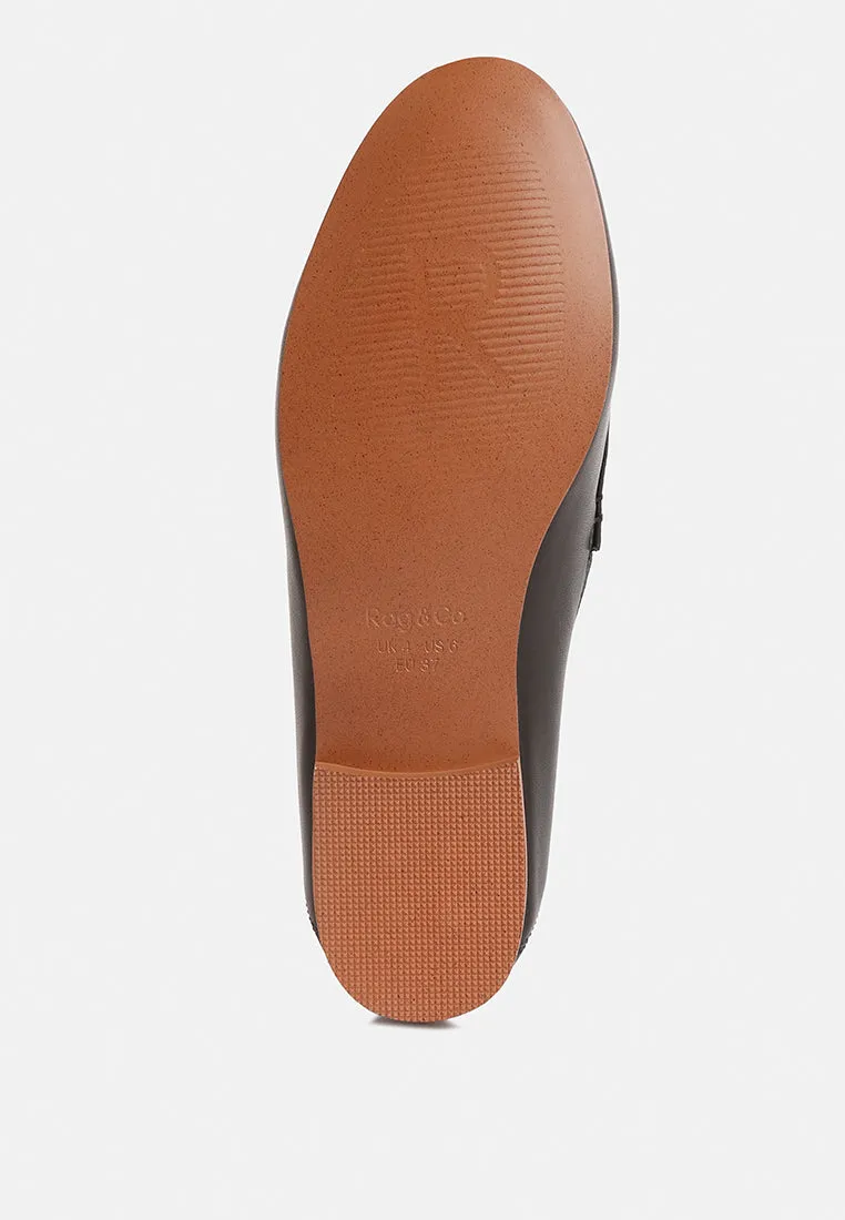 Dareth Horsebit Flat Heel Loafers By Ruw