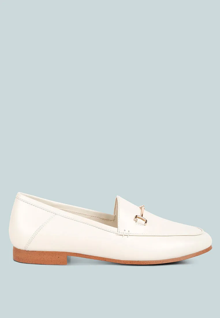 Dareth Horsebit Flat Heel Loafers By Ruw