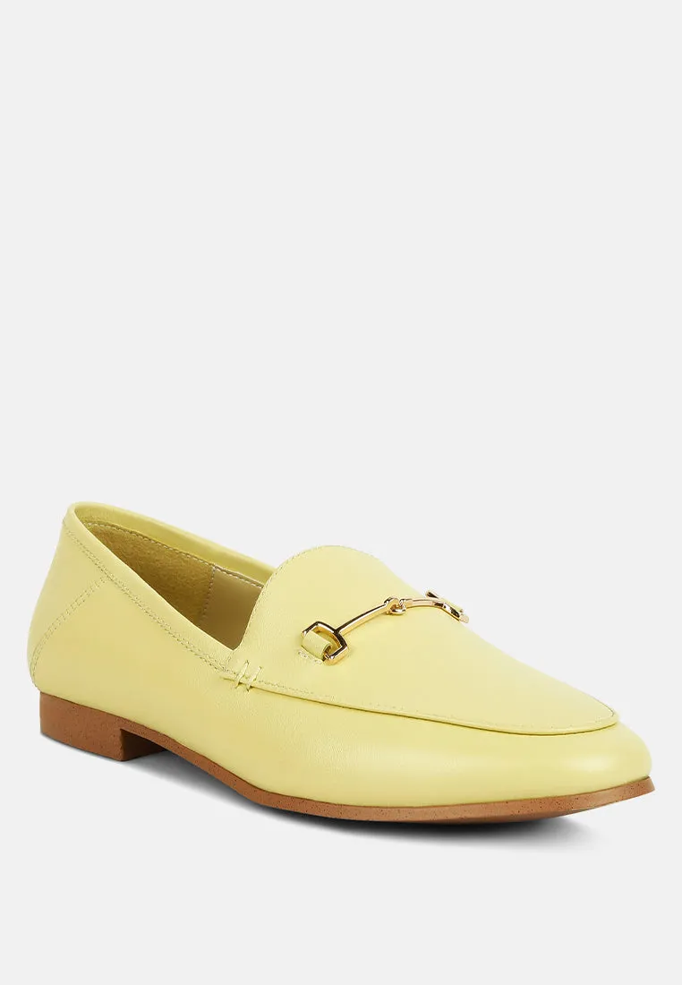 Dareth Horsebit Flat Heel Loafers By Ruw