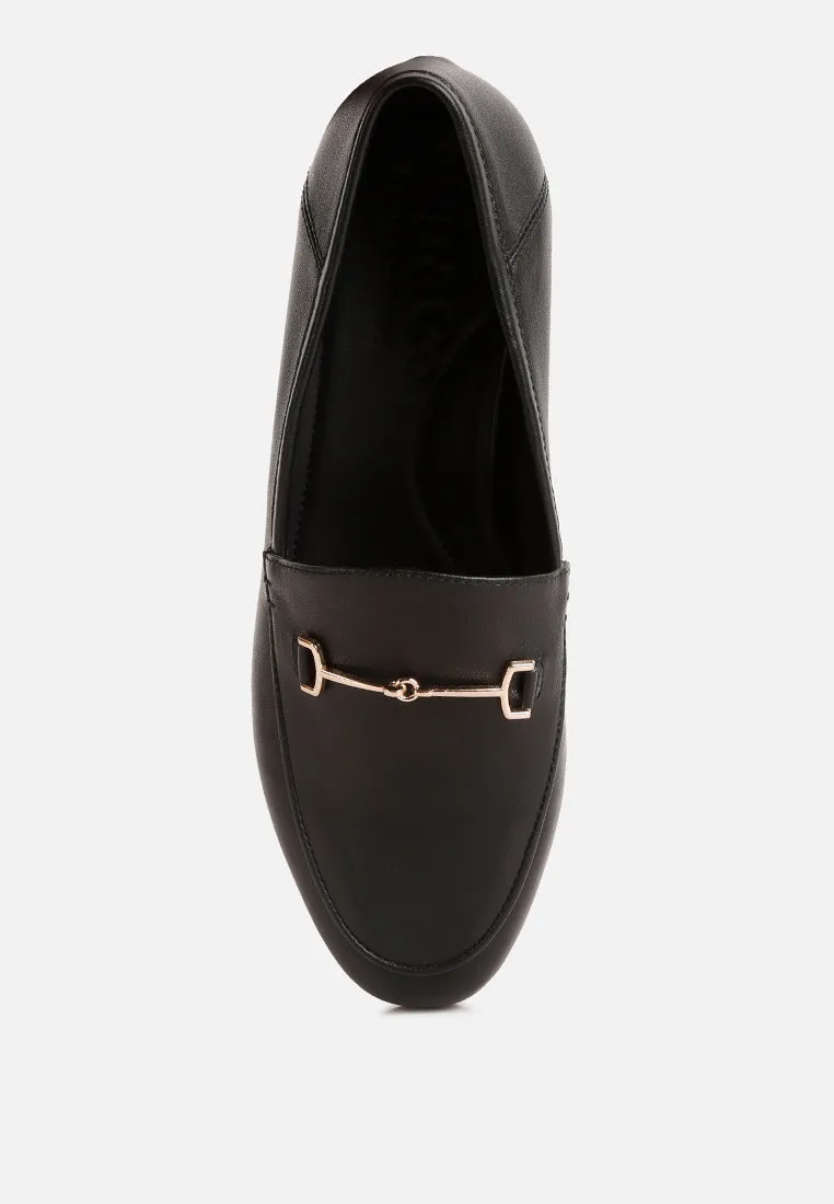 Dareth Horsebit Flat Heel Loafers By Ruw