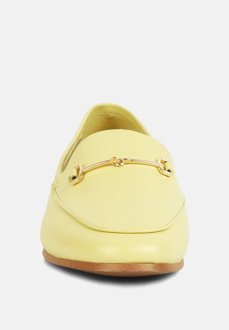 Dareth Horsebit Flat Heel Loafers By Ruw