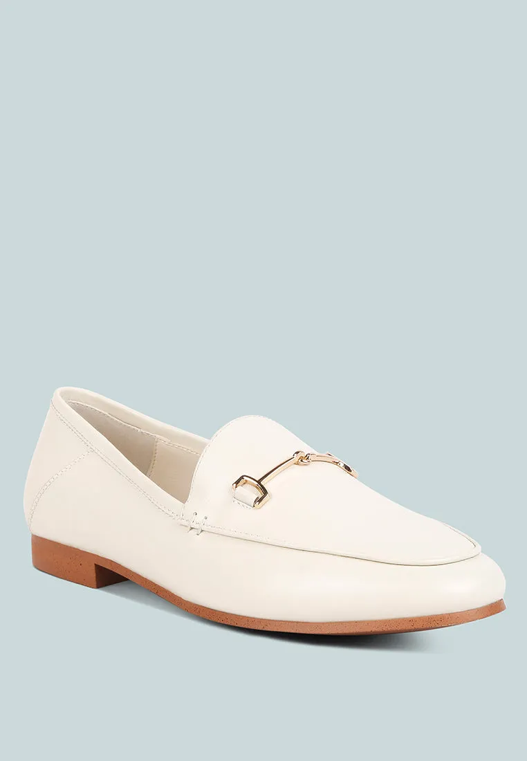 Dareth Horsebit Flat Heel Loafers By Ruw