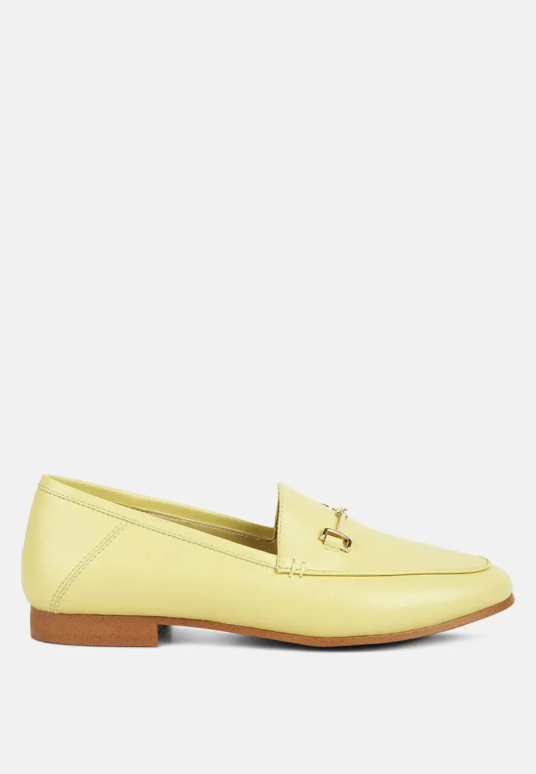 Dareth Horsebit Flat Heel Loafers By Ruw
