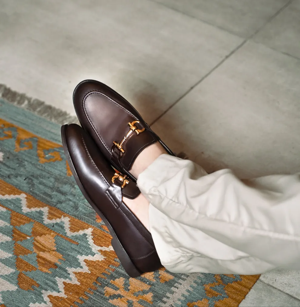 Dark Brown Loafers