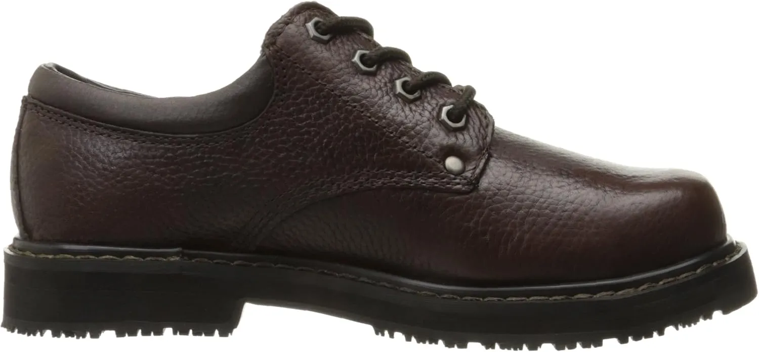Dr. Scholl's Shoes Men's Harrington II Slip Resistant Work Oxford
