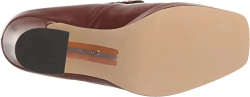 Dress Square Jed Edelman Easy returns Mocha Loafers Slip Knowledgeable Platform On Block Heel Toe Sam Dark