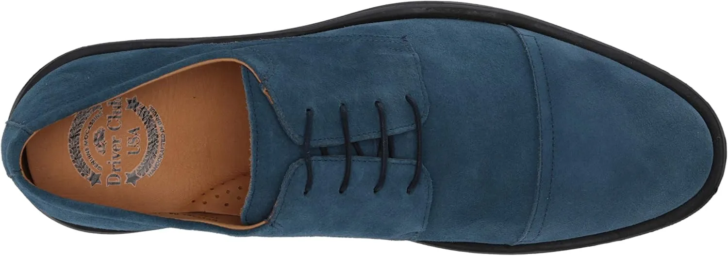 Driver Club USA Men's Leather Made in Brazil Eva Lightweight Oxford with Captoe Detail