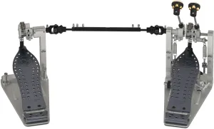DW DWCPMCD2XF MCD Machined Chain Drive Double Bass Drum Pedal with Extended Footboard - Polished