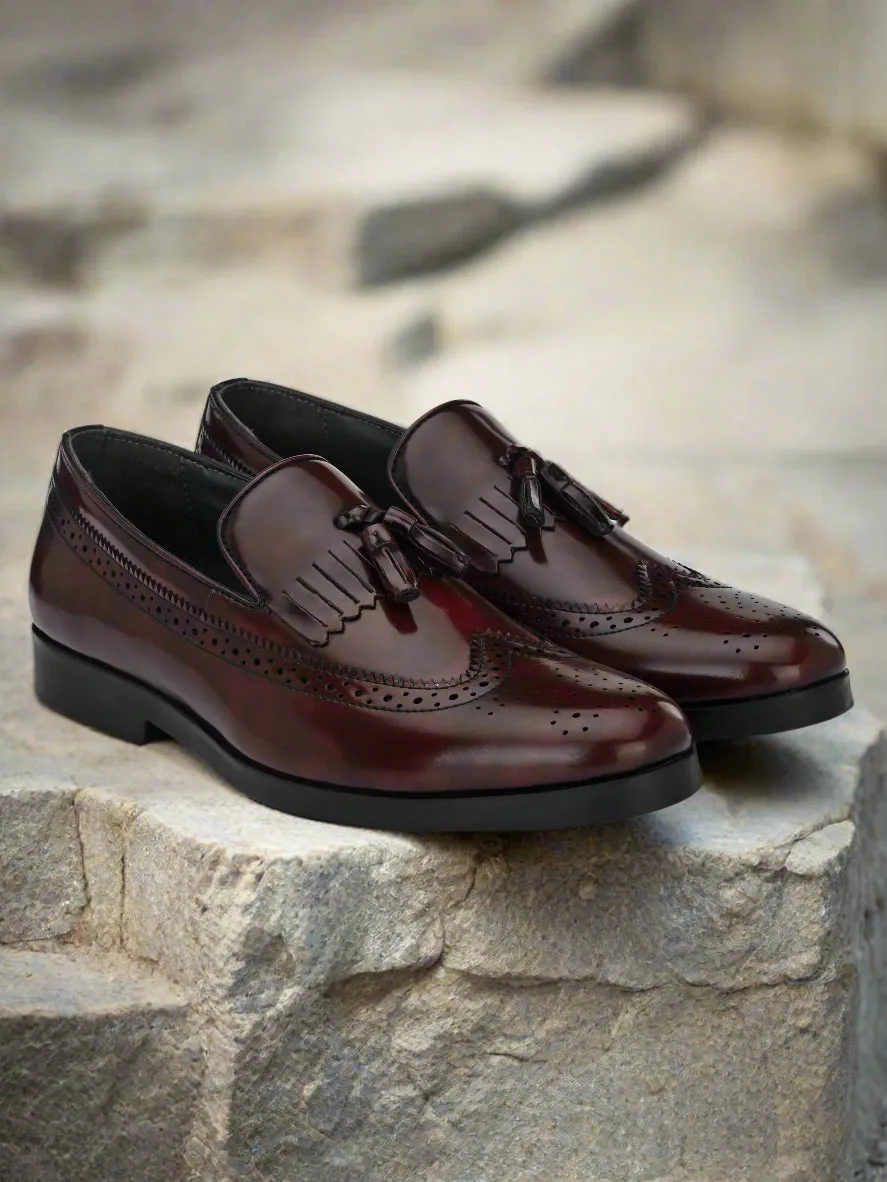 Eden Kilt Tassel Loafers