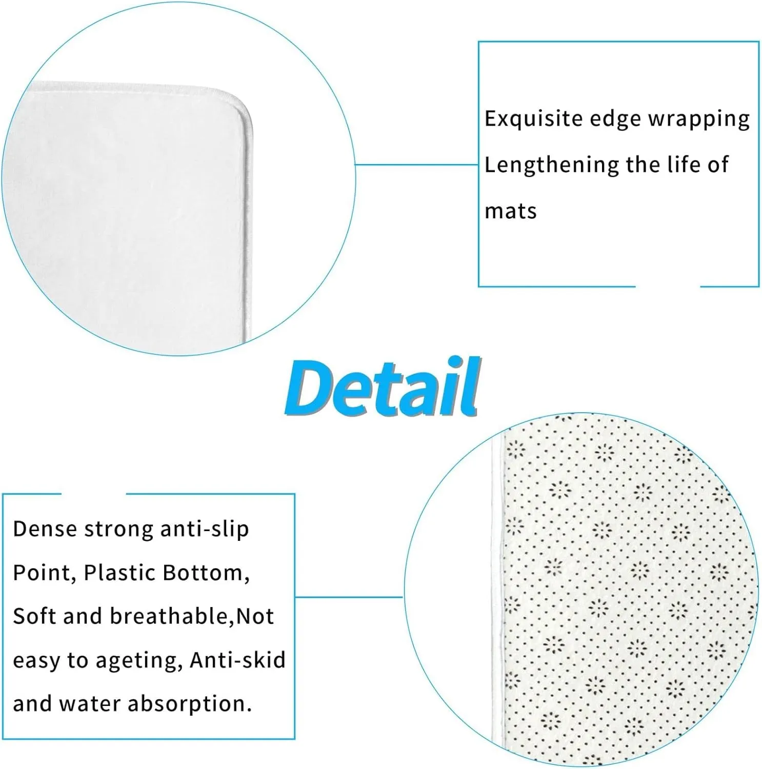 EkcoS Winter The Dolphin Bathroom Rugs Set 2 Piece Microfiber Bath Shower Mat and U-Shaped Toilet Rug Non Slip Absorbent Bath Rug for Tub