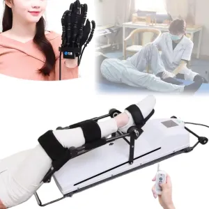 Electric Knee Rehabilitation Trainer,10 Speeds Adjustable,Adjustable Size,0-120° Adjustable,for Joint Stiffness,Post-Fracture(L(above175cm) Left)