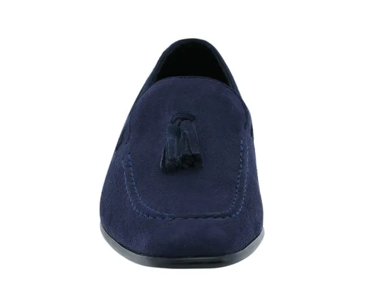 Emperor Navy Tassel Loafers