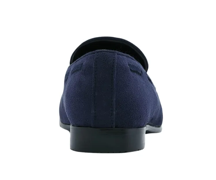 Emperor Navy Tassel Loafers
