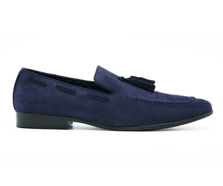 Emperor Navy Tassel Loafers