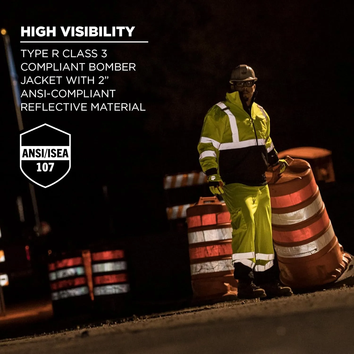 ergodyne Hi Vis Bomber Safety Jacket