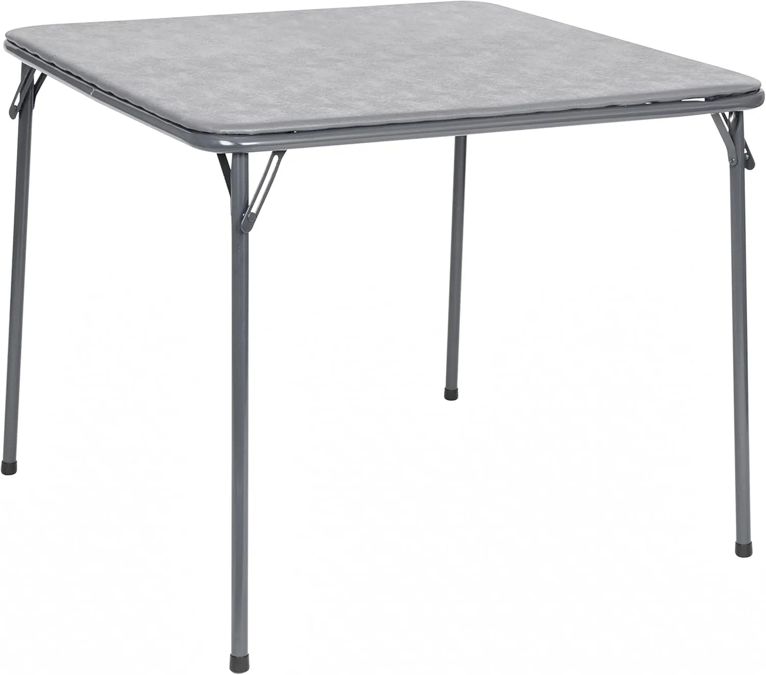 Flash Furniture Madison 5-Piece Folding Card Table and Chairs Set, Portable Event Table and Chairs Set for Indoor and Outdoor Gatherings, Gray