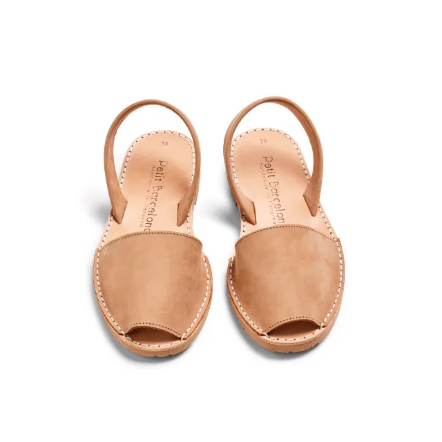Flat Avarcas | Tan (Padded)