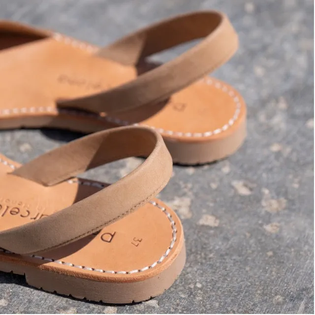 Flat Avarcas | Tan (Padded)