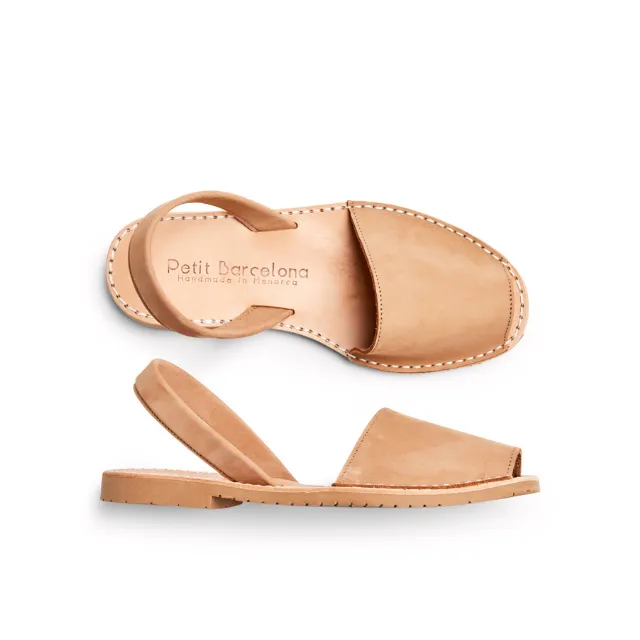 Flat Avarcas | Tan (Padded)