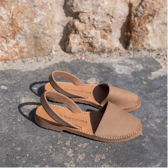Flat Avarcas | Tan (Padded)