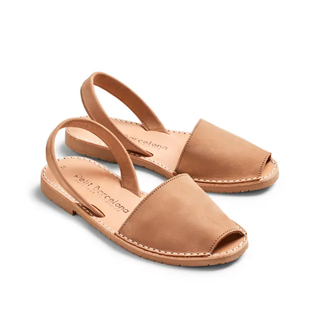 Flat Avarcas | Tan (Padded)