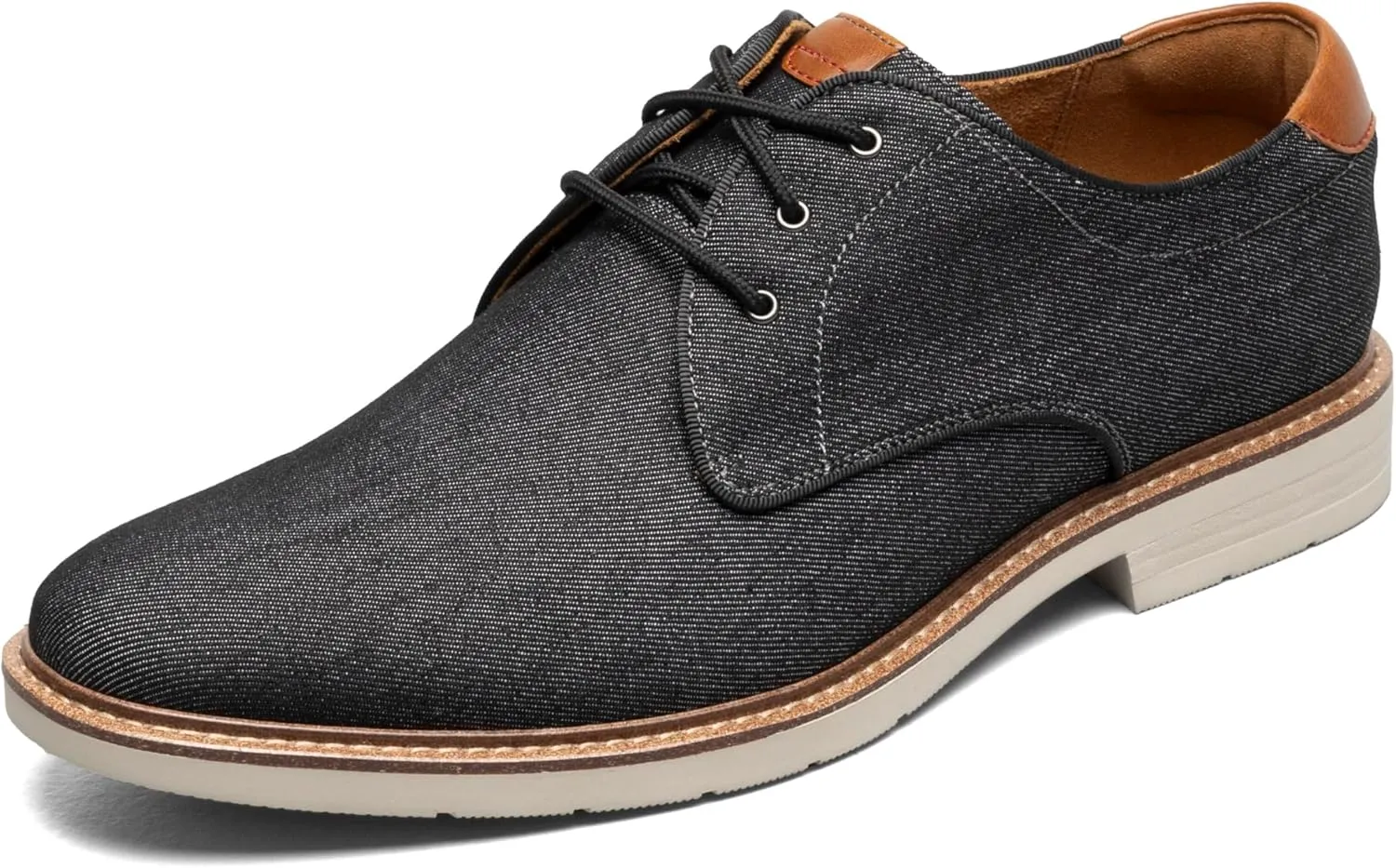 Florsheim Men's Herington Canvas Plain Toe Oxford