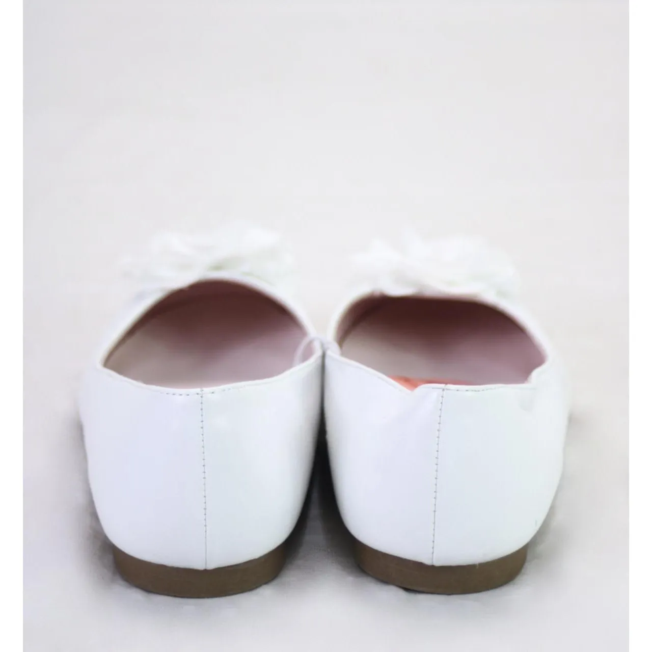 Flowers by Nina Girls Ballet Flats White Size 5