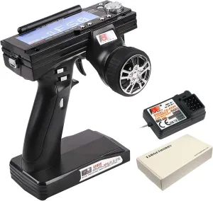 Flysky FS-GT3B Rc Transmitter & FS-GR3E Receiver, 2.4Ghz 3 Channel Rc Car Remote Controller and Receiver