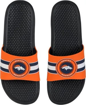 FOCO NFL Raised Stripe Slide Sandal