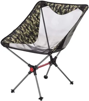 Folding s, Portable Fishing Chair, Outdoor Camping Stool, Breathable Mesh Moon Chair with Storage Bag
