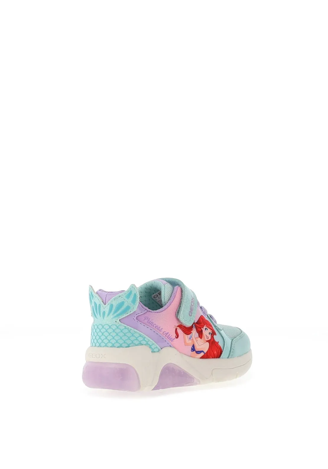 Geox Girls Fadinlight Light Up Trainer, Blue