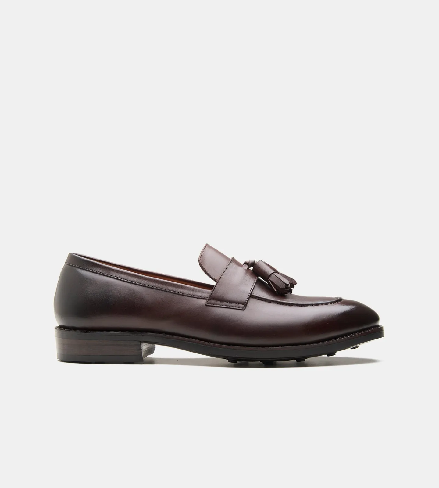 Goodyear Welted Brown Tassel Loafers