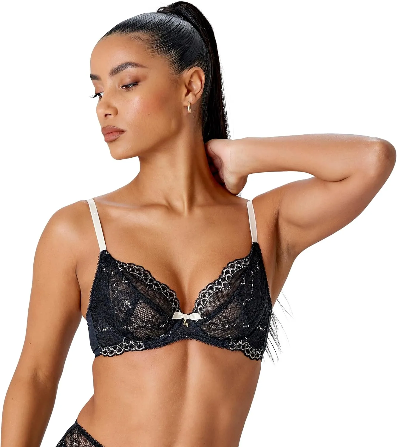 Gossard Women's Superboost Lace Non-Padded Plunge Bra