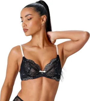Gossard Women's Superboost Lace Non-Padded Plunge Bra
