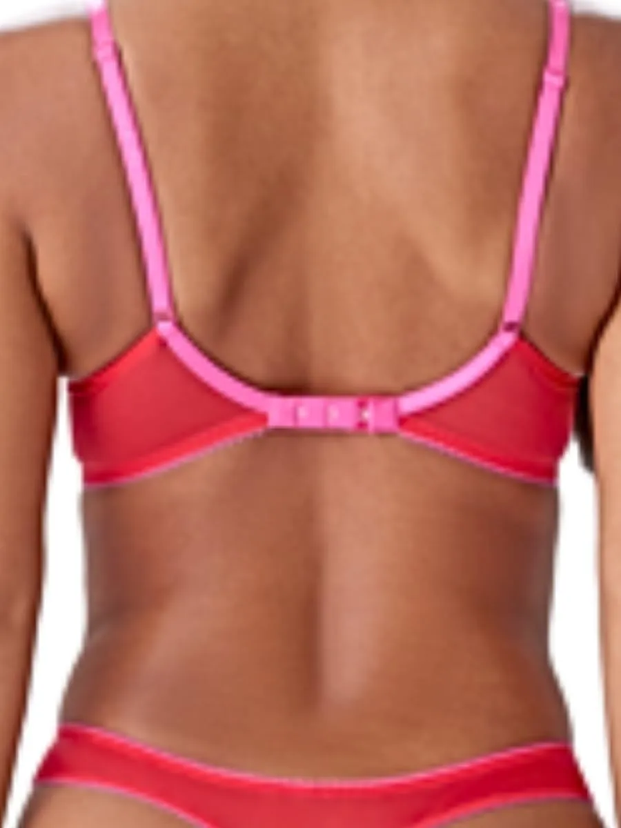 Gossard Women's Superboost Lace Padded Plunge Bra