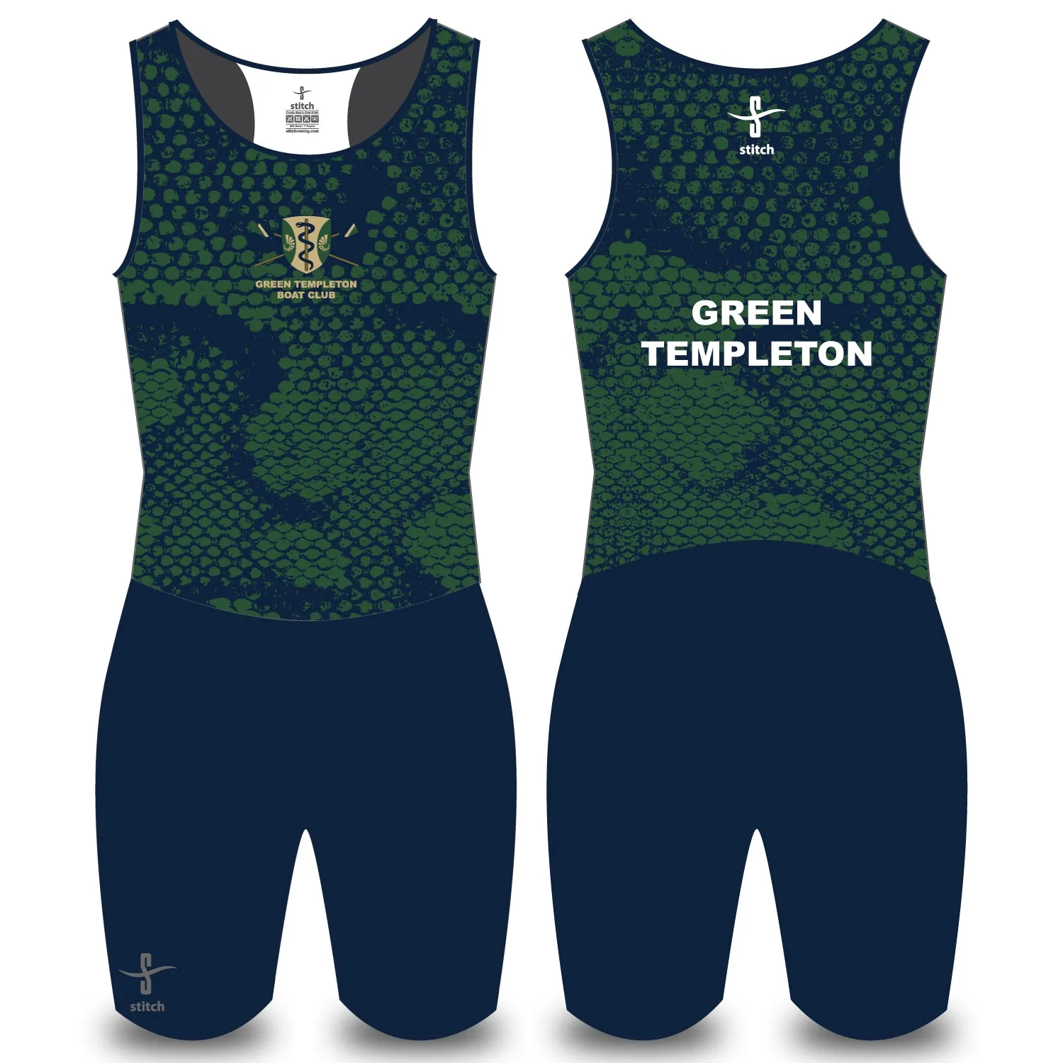 Green Templeton BC Green Navy Snakeskin AIO