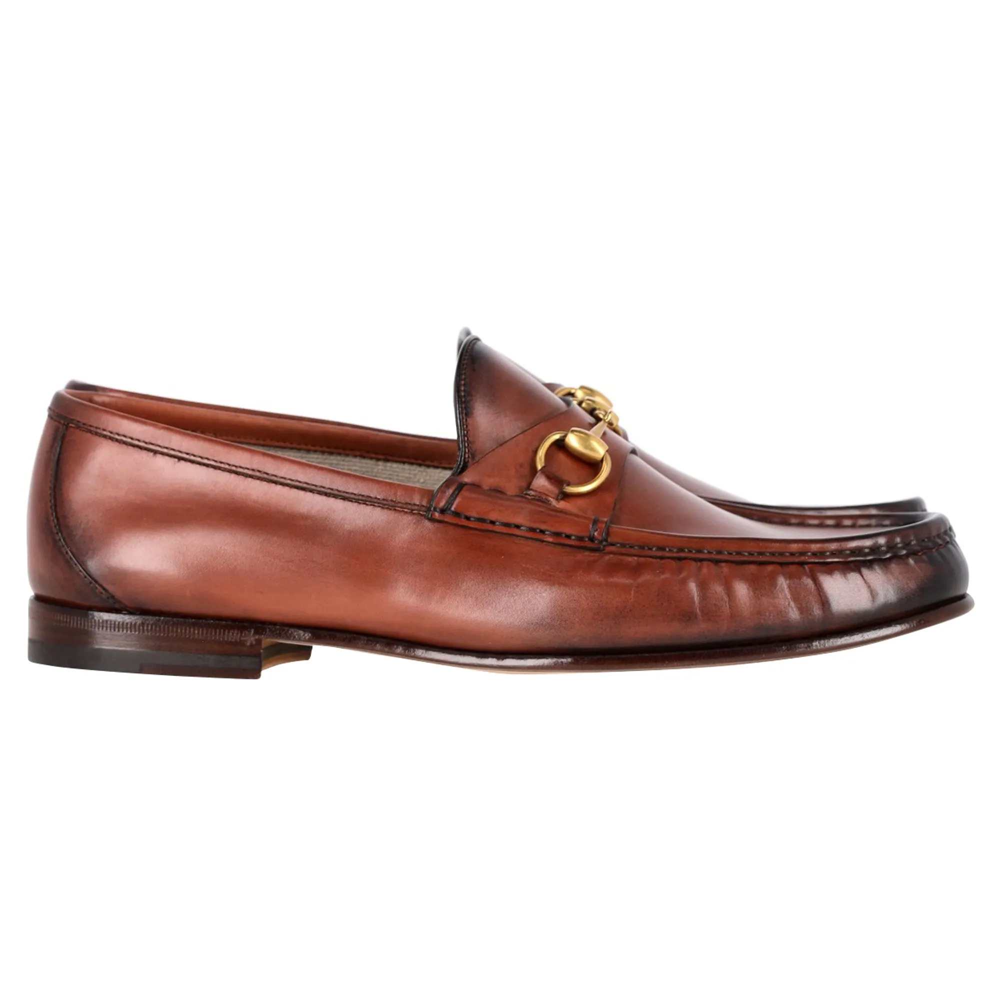 Gucci Brown Horsebit 1953 Loafers in Brown Leather