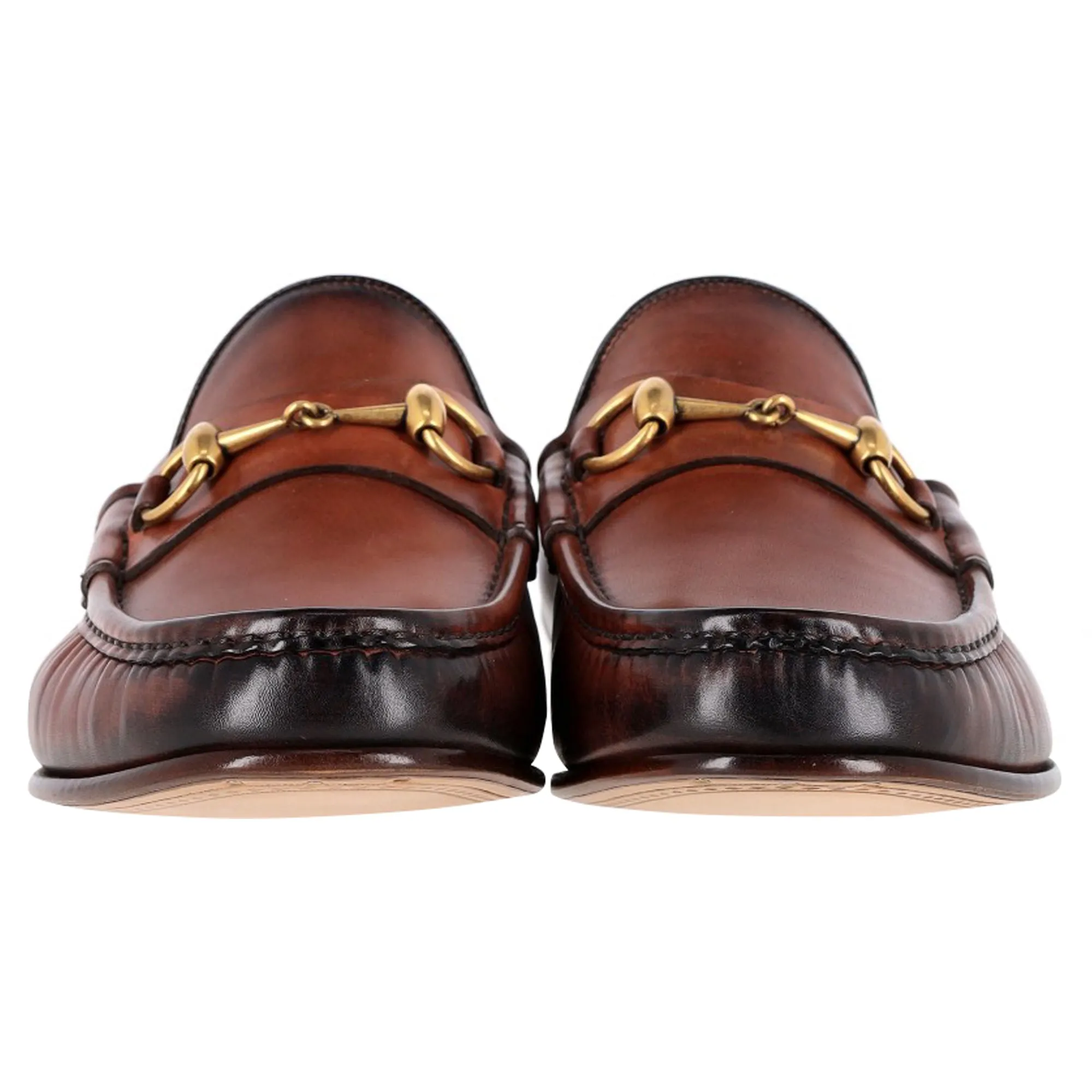 Gucci Brown Horsebit 1953 Loafers in Brown Leather
