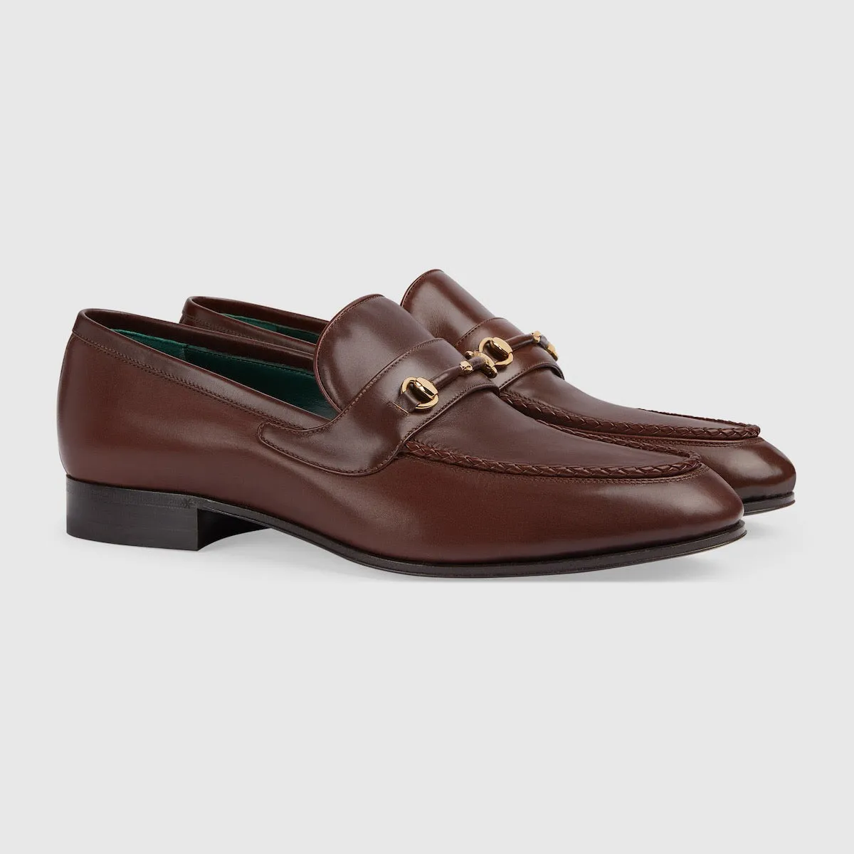 Gucci Covered Horsebit leather Loafers