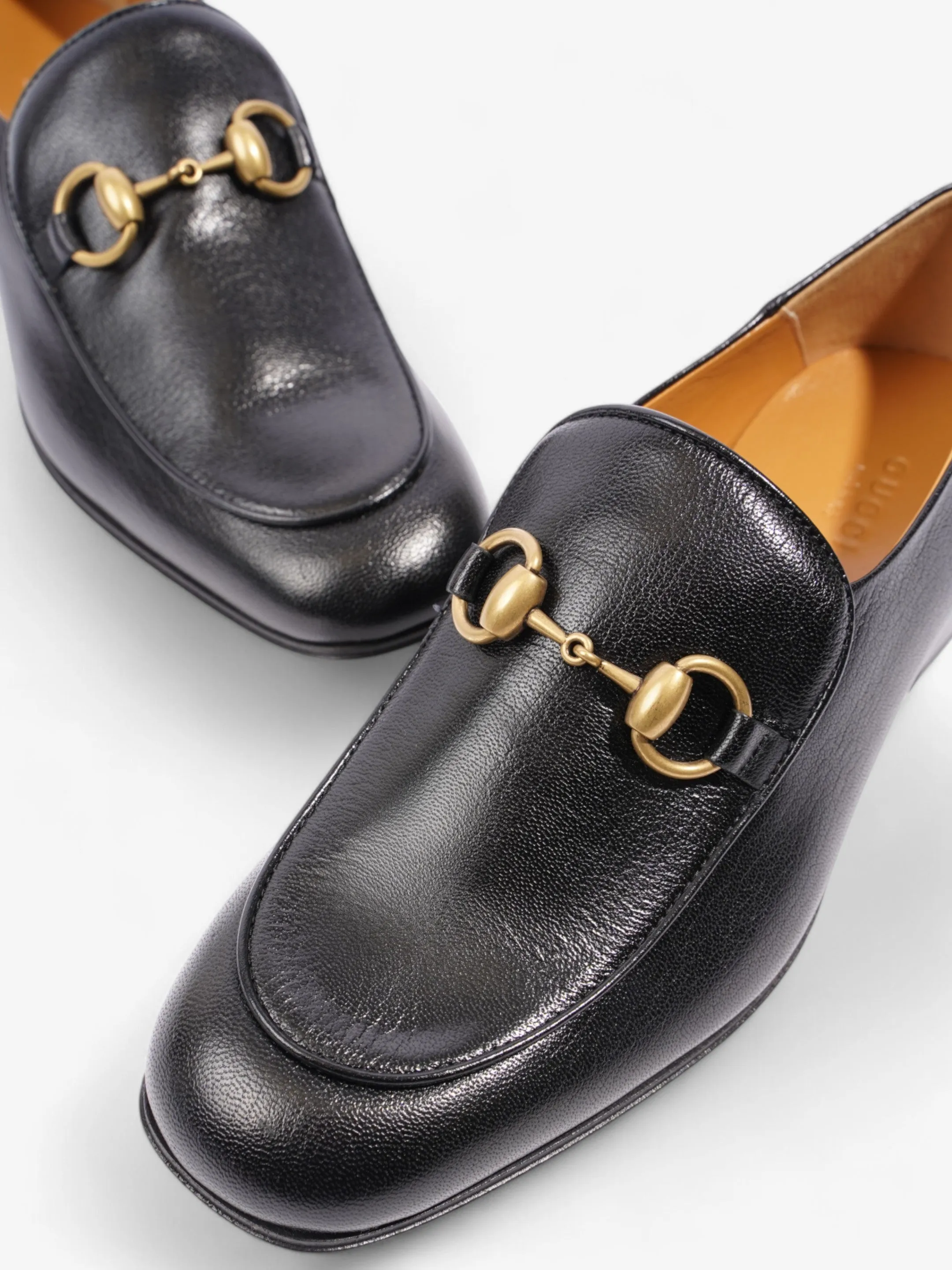 Gucci Horsebit Loafers Black Leather EU 37 UK 4