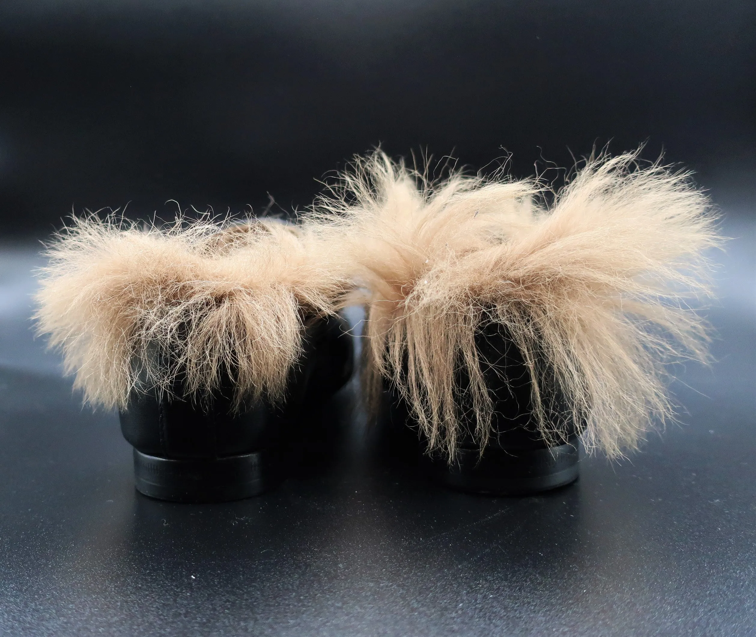 Gucci Jordaan Fur Loafers
