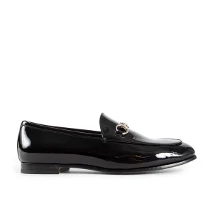Gucci Jordaan Horsebit Patent Leather Loafers