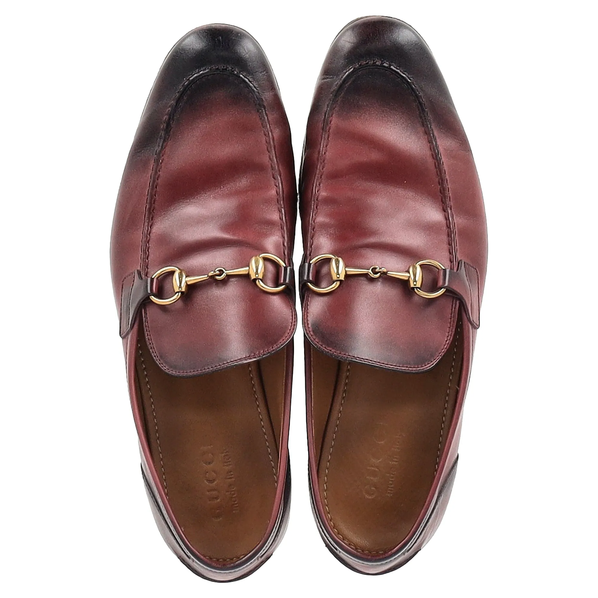Gucci leather loafers