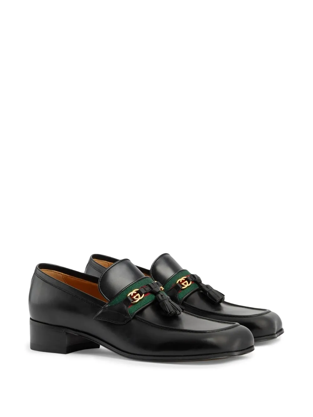Gucci Mocassini With Woven Web G