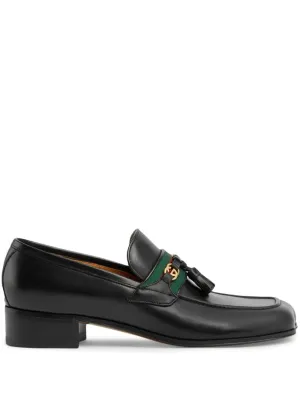 Gucci Mocassini With Woven Web G
