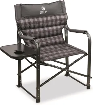 Guide Gear XL Comfort Padded Director’s Camp Chair; 400-lb. Capacity, for Camping, Fishing or by The Beach and Swimming Pool